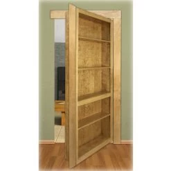 InvisiDoor Bookcase Shelving Unit Kit - Cherry