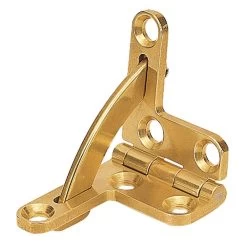 Brusso Solid Brass Quadrant Hinge
