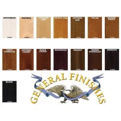 General Finishes Water Based Wood Stain, Antique Oak