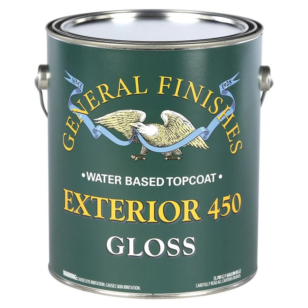 General Finishes Exterior 450 Water-based Top Coat Gloss, Gallon 3 General Finishes Exterior 450 Water-based Top Coat Gloss, Gallon