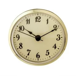 3" Clock Face - Ivory/Blk Arabic/Gold 7 3" Clock Face - Ivory/Blk Arabic/Gold -Best Tool Shop 24068 12 1000 1