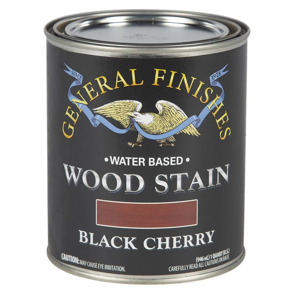 General Finishes Water Based Wood Stain, Black Cherry 3 General Finishes Water Based Wood Stain, Black Cherry
