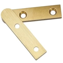 Solid Brass Precision Knife Hinges - Straight Style Hinges