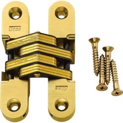 Concealed Soss Hinges-Satin Brass Finish -Best Tool Shop 26287 01 1000