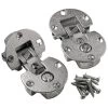 Nickel - Fully Adjustable Concealed Fall Flap Hinges -Best Tool Shop 29447 02 1000