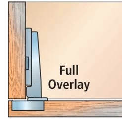 Blum® 110° Soft-Close BLUMotion Clip Top Overlay Hinges For Frameless Cabinets -Best Tool Shop 32894 03 1000 1