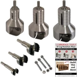 3-piece Professional Series Master Tenon Cutter Kit