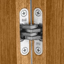 Concealed Soss Hinges - Satin Nickel Finish