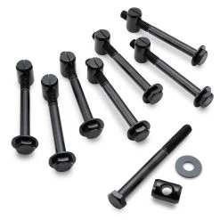 Heavy-Duty Cross Dowel And Bolt - 8-Pack