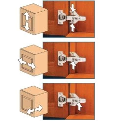 Blum® 110° Soft-Close BLUMotion Overlay Clip Top Hinges For Face Frame Cabinets -Best Tool Shop 36778 06 1000