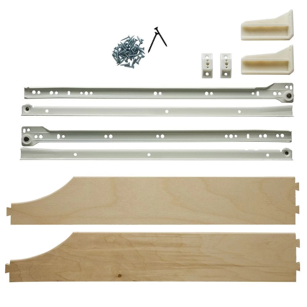 Drawer Slide/Hardware Kits For Pullout Shelf Kit 3 Drawer Slide/Hardware Kits For Pullout Shelf Kit