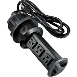 Hide-a-Power Three Outlet Station