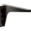 Heavy-Duty Steel Shelf Brackets-Black Finish -Best Tool Shop 44162 01 1000