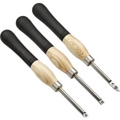 Mini Ergonomic Carbide Turning Tools, 3-Piece Set