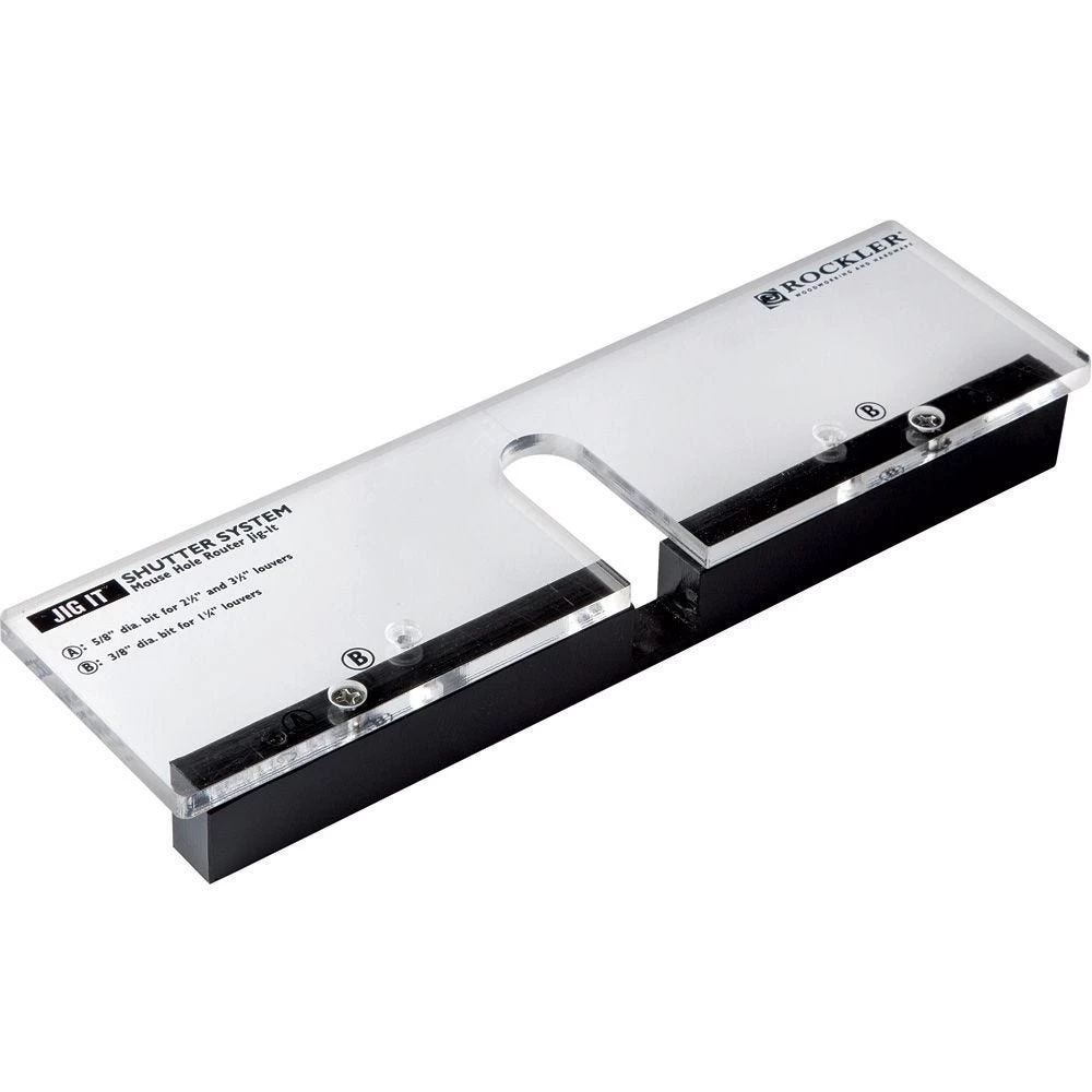 Mouse Hole Jig-It® For Movable Louvered Shutters 3 Mouse Hole Jig-It® For Movable Louvered Shutters