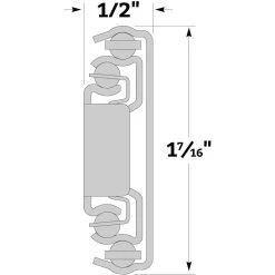 75-lb. Full-Extension Drawer Slides - Centerline® 3612 (12" To 26") -Best Tool Shop 45859 04 1000