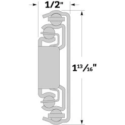 100-lb. Self-Closing Full Extension Drawer Slides - Centerline® 757 SC (16" To 22") 10 100-lb. Self-Closing Full Extension Drawer Slides - Centerline® 757 SC (16" To 22") -Best Tool Shop 45908 04 1000
