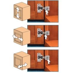 Blum® Compact Soft-Close BLUMotion Overlay Hinges For Face-Frame -Best Tool Shop 46572 06 1000