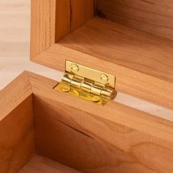 Vertex Solid Extruded 90° Stop Hinges-Polished Brass Finish -Best Tool Shop 47028 06 1000