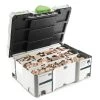 1060-Piece Domino Assortment For Festool DF 500 With 5 Cutters And Systainer (576794) -Best Tool Shop 47580 01 1000