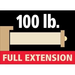 100-lb. Push-to-Open Full Extension Drawer Slides - Centerline® 757-P (16" To 22") 11 100-lb. Push-to-Open Full Extension Drawer Slides - Centerline® 757-P (16" To 22") -Best Tool Shop 47849 04 1000