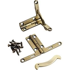 Solid Brass Quadrant Hinges, Pair -Best Tool Shop 48068 01 1000