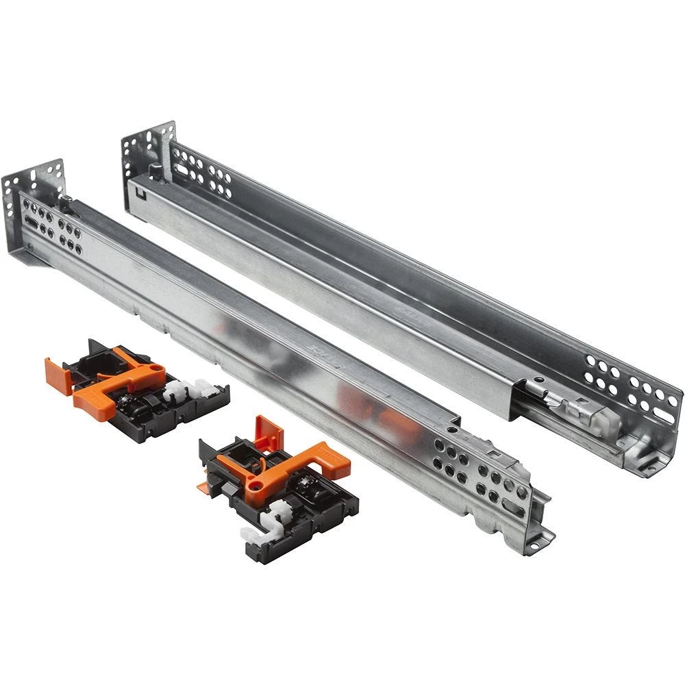 Salice Futura Push-to-Open Drawer Slides Complete Kit 3 Salice Futura Push-to-Open Drawer Slides Complete Kit