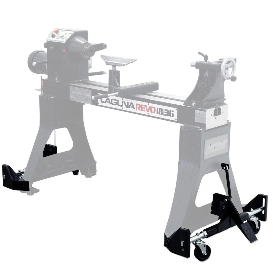 Deluxe Wheel System For Laguna Revo 18|36 Lathe 4 Deluxe Wheel System For Laguna Revo 18|36 Lathe - Image 2