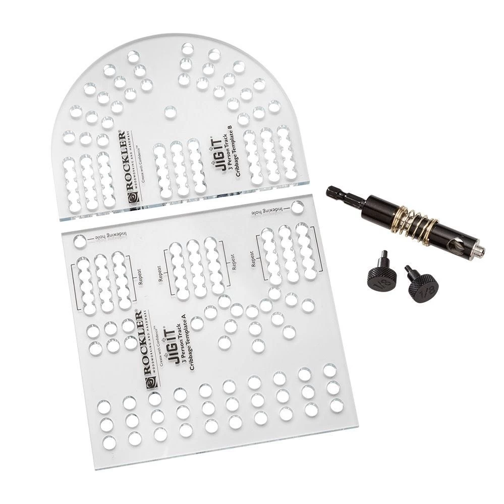 Small Cribbage Board Templates, 3-Player, Curved Track 6 Small Cribbage Board Templates, 3-Player, Curved Track - Image 4