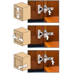 Salice 105° Silentia+ Soft-Close Hinges, Face Frame -Best Tool Shop 51949 06 1000