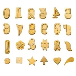 HotStamps For Woodburning Tool, Numbers And Symbols
