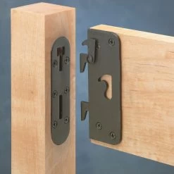 Locking Safety Bed Rail Brackets