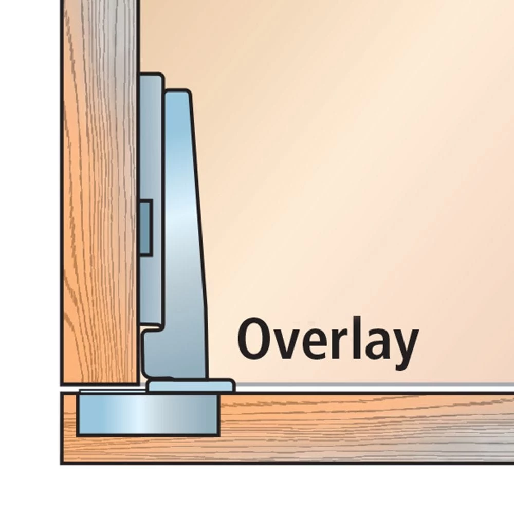 Blum® 120° Clip Top Frameless Overlay Snap Close Hinges - Snap Closing Hinge 5 Blum® 120° Clip Top Frameless Overlay Snap Close Hinges - Snap Closing Hinge - Image 3