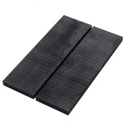 Double Black G10 Fiberglass Knife Scales