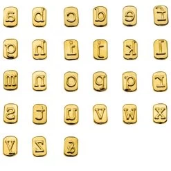 Mini HotStamps For Woodburning Tool, Lowercase Letters