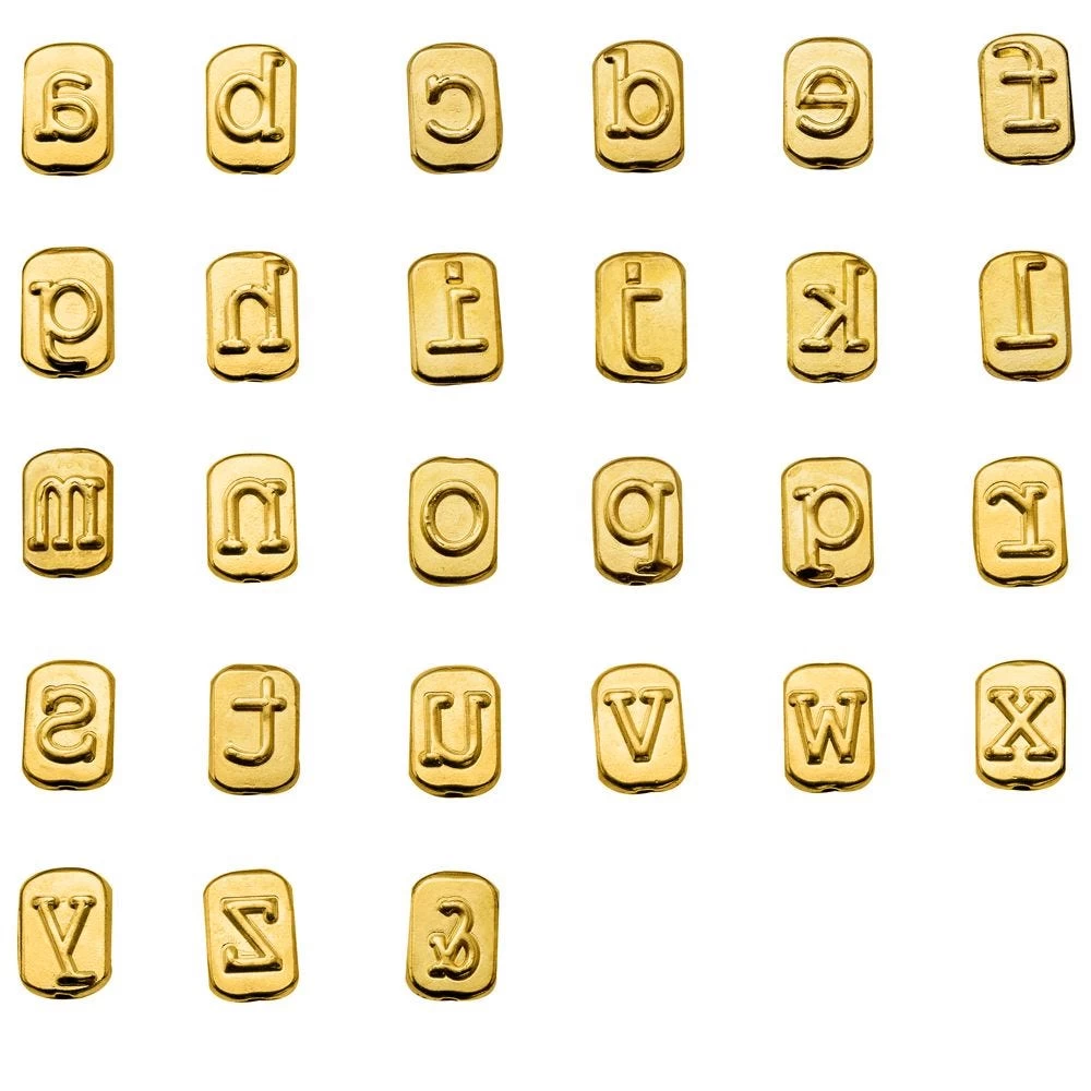 Mini HotStamps For Woodburning Tool, Lowercase Letters 3 Mini HotStamps For Woodburning Tool, Lowercase Letters