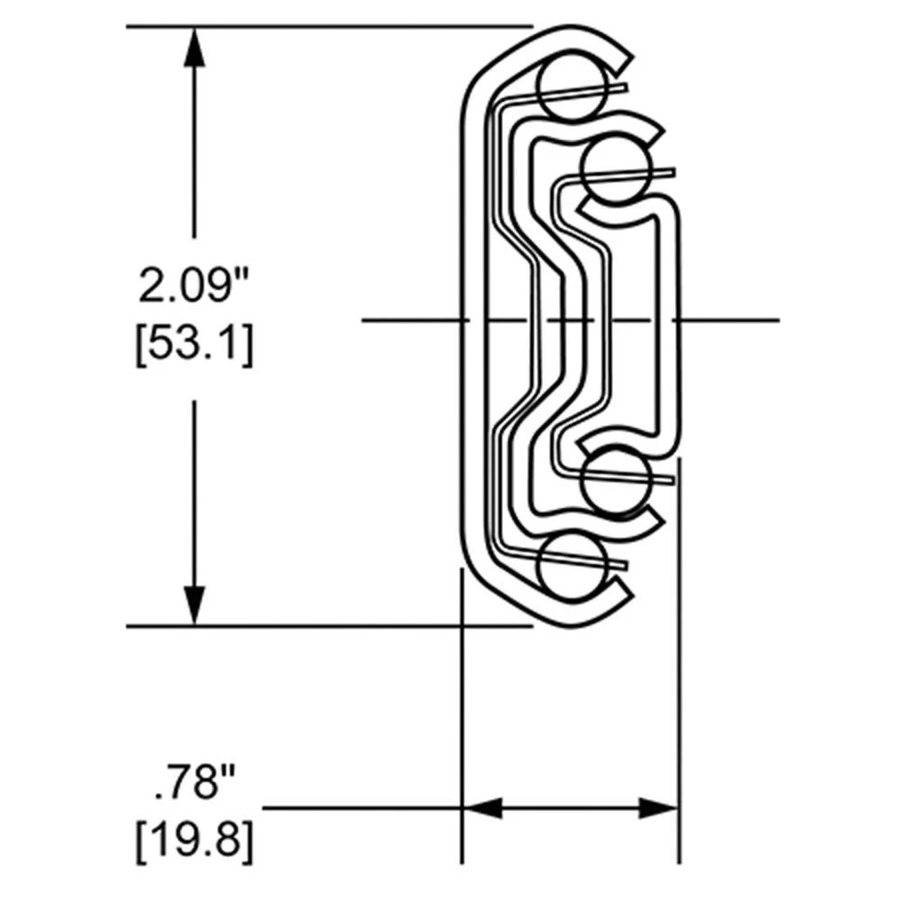 Accuride 3634 200-lb. Over-Travel Drawer Slides 4 Accuride 3634 200-lb. Over-Travel Drawer Slides - Image 2