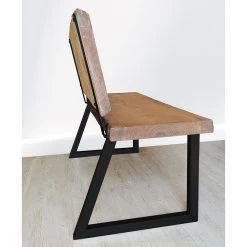 Welded Steel Bench/Chair Leg Set With Backrest, Black Powder Coat -Best Tool Shop 60813 03 1000