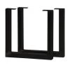 U-ShapedWelded Steel Table Leg Set, Black -Best Tool Shop 60839 02 1000 1