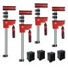 Bessey REVOlution Parallel Clamp/Framing Kit With (2) 50'', (2) 24'' And KP Blocks -Best Tool Shop 61041 19 1000 1