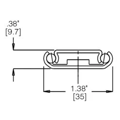 Accuride 1029 35-lb. Center-Mount Drawer Slide For Face Frame Cabinets -Best Tool Shop 61240 02 1000 1