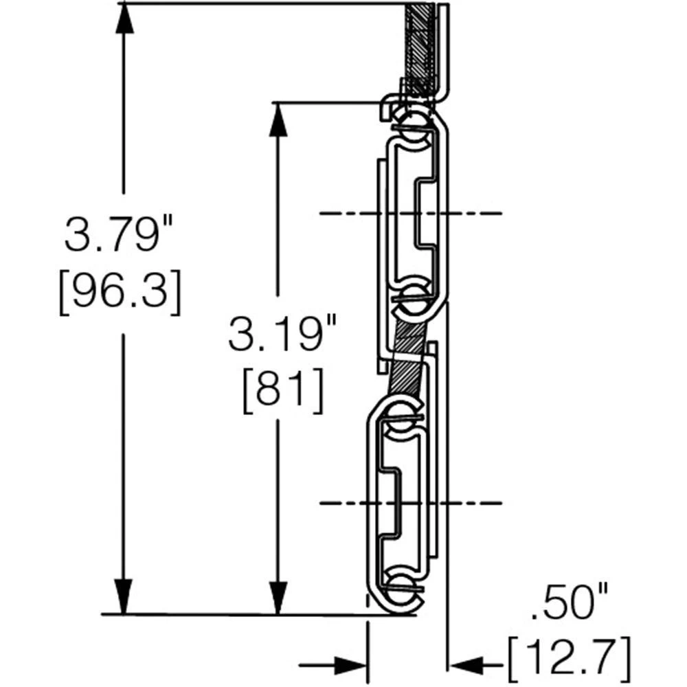 Accuride 4034 150-lb. Over-Travel Drawer Slides 4 Accuride 4034 150-lb. Over-Travel Drawer Slides - Image 2
