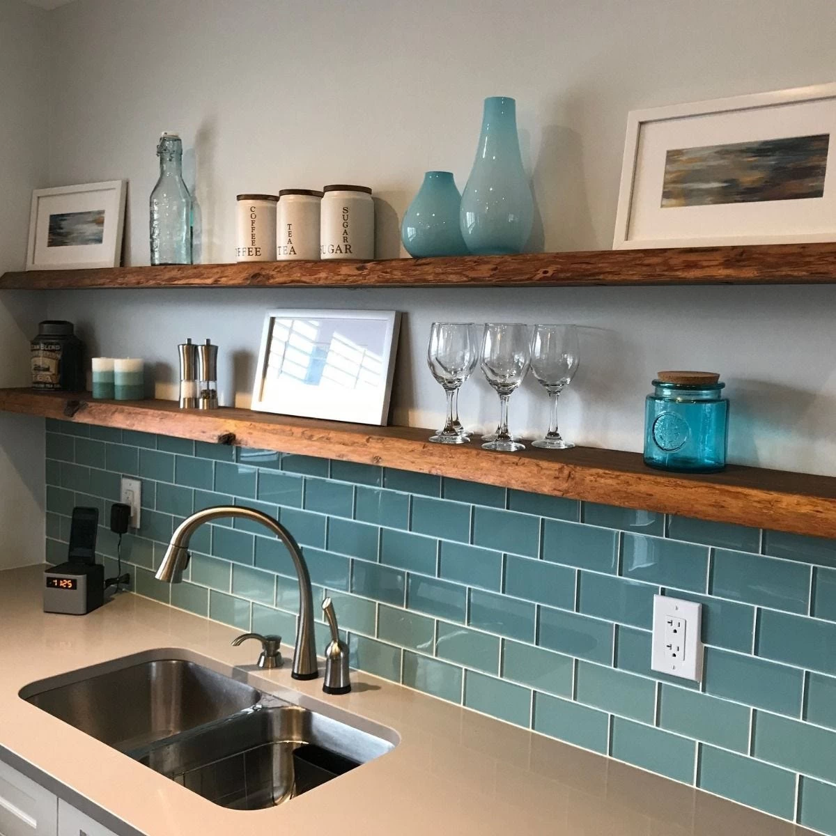 White Pine Live Edge Shelf 7 White Pine Live Edge Shelf - Image 5