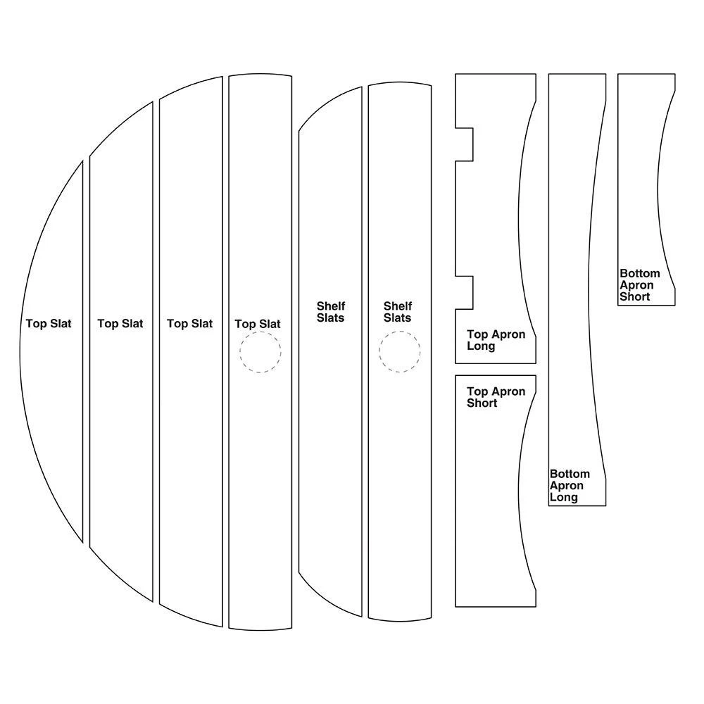 Rockler Bar-Height Adirondack Table Plan With Templates 13 Rockler Bar-Height Adirondack Table Plan With Templates - Image 11