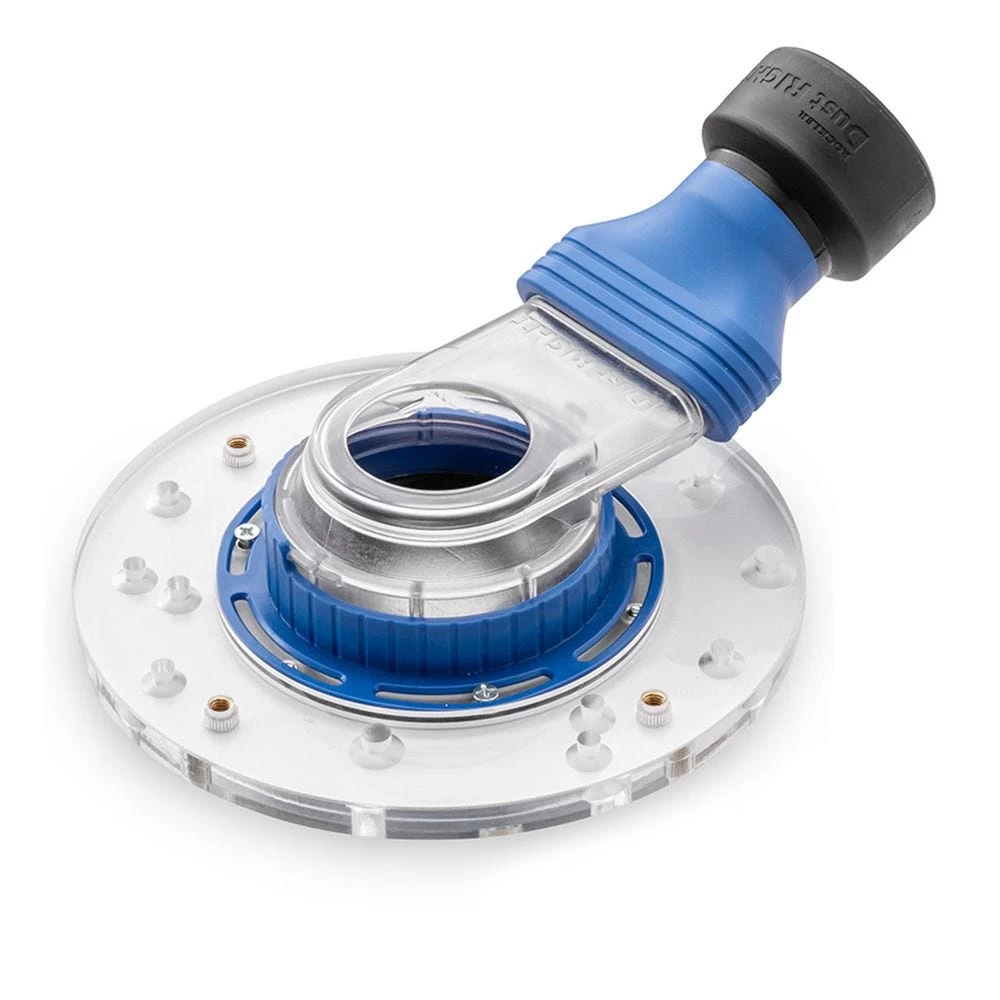 Dust Right Click-Connect Router Dust Port And Plate 3 Dust Right Click-Connect Router Dust Port And Plate