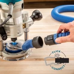 Dust Right Click-Connect Router Dust Port And Plate 15 Dust Right Click-Connect Router Dust Port And Plate -Best Tool Shop 62148 03 1000