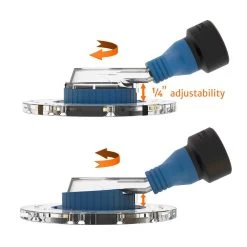 Dust Right Click-Connect Router Dust Port And Plate 18 Dust Right Click-Connect Router Dust Port And Plate -Best Tool Shop 62148 08 1000