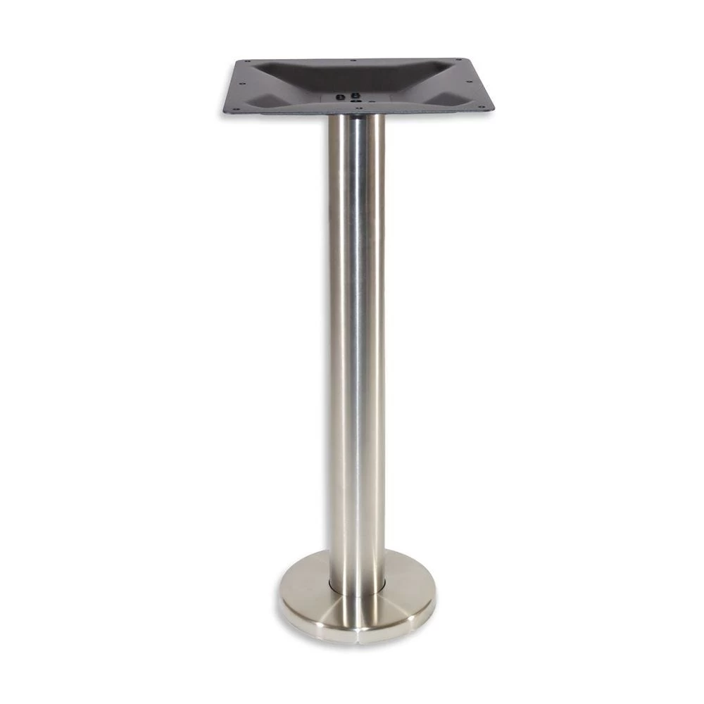 Bolt-Down Stainless Steel Table Base/Pedestal 3 Bolt-Down Stainless Steel Table Base/Pedestal