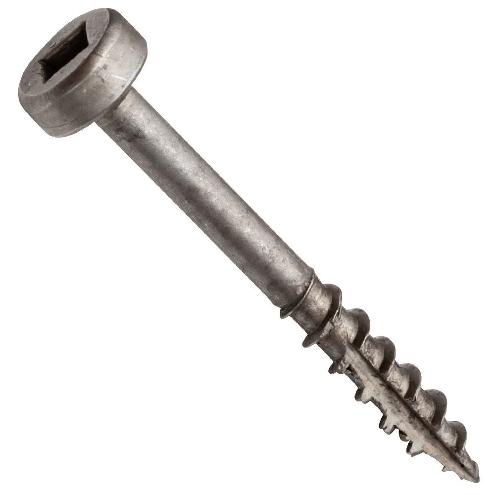 Centerline #7 X 1-1/4'' Pan Head Square Drive Pocket Hole Screws, Coarse Thread, Lube Finished, 200-Pack 3 Centerline #7 X 1-1/4'' Pan Head Square Drive Pocket Hole Screws, Coarse Thread, Lube Finished, 200-Pack