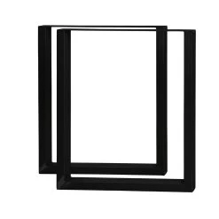 U-ShapedWelded Steel Table Leg Set, Black -Best Tool Shop 63530 03 1000 1